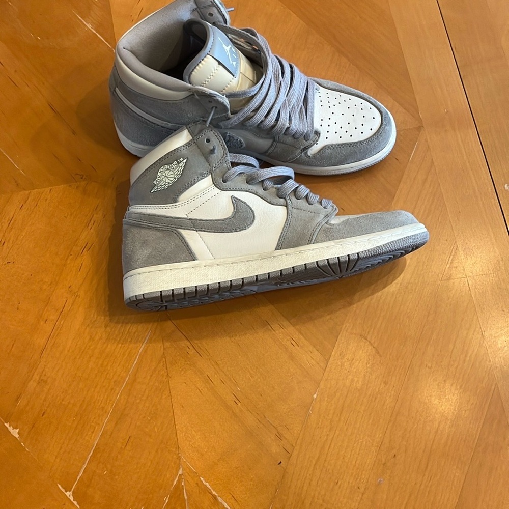 Nike Gray and White Sneakers
